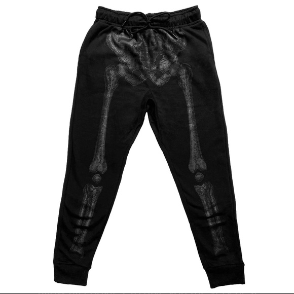 Skeleton Black Bone Mens Jogger Pants S,M,L,XL,XXL,XXXL NWT - Picture 6 of 6